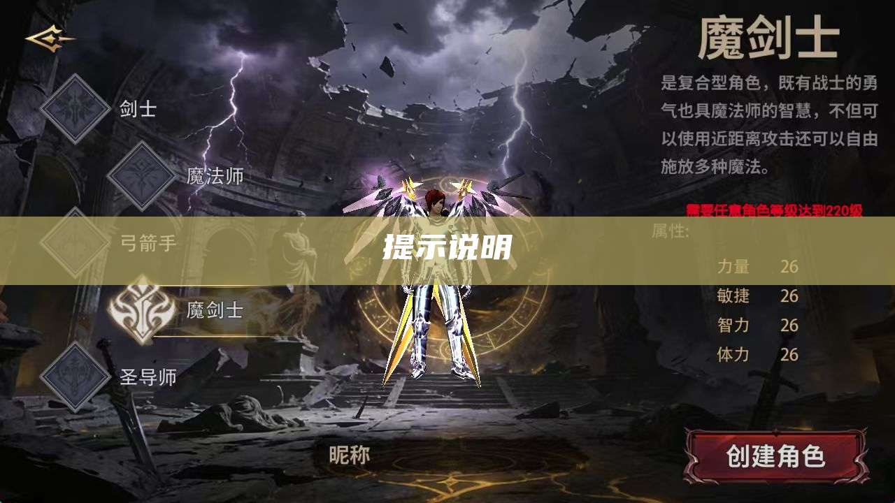 提示说明